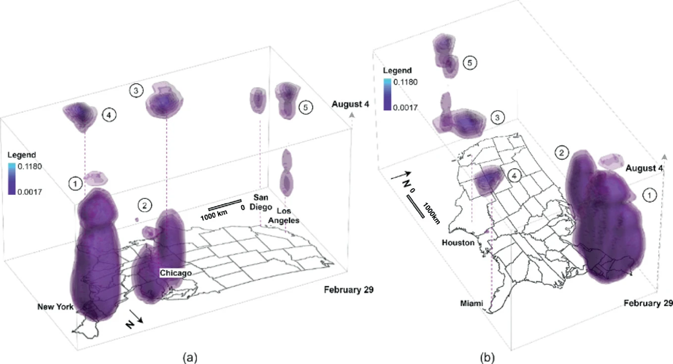 Multi-scale CyberGIS Analytics for Detecting Spatiotemporal Patterns of COVID-19